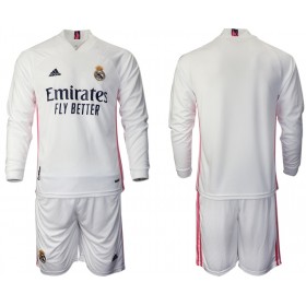 Fußballtrikots Real Madrid Kinder 2020-2021 Langarm Heimtrikotsatz kaufen